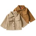 Esaierr Toddler Boys Fleece Jacket for Kids Winter Coat Button Long-Sleeved Warm Jacket Clothes for Newborn 6M-5Y