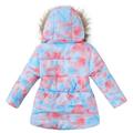 TOWED22 Toddler Boys Girls Puffer Jacket Hooded Padded Puffer Jacket Lined Hooded Winter Coat(Orange 2-3 Y)