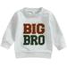 Big Brother Little Brother Matching Outfits Big Bro/Little Bro Sweatshirt Pants Newborn/Toddler baby boy Outfits 12-18 Months