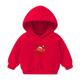 Virmaxy Christmas Toddler Baby Boys Girls Cute Hoodies Red Goblet Printed Antlers Felt Hat Graphic Hoodies Sweatshirt Long Sleeve Pullover Plush Hoodies For The Baby Christmas Gifts Red-B 5T