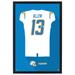 Keenan Allen Los Angeles Chargers Away Jersey Framed Art Print