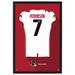 Bijan Robinson Atlanta Falcons Away Jersey Framed Art Print