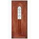 LPD Westminster Unfinished Hardwood 1L Leaded Double Glazed External Door - 1981mm x 838mm x 44mm (78" x 33")
