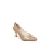 Wide Width Women's Sevyn Pumps by LifeStride in Nude Faux Leather (Size 6 1/2 W)