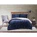 Cuddle Warmth Printed Plaid Comforter Set by Truly Soft in Indigo (Size KING)