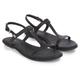 Riemchensandale TOMMY HILFIGER "TH FLAT SANDAL" Gr. 36, schwarz Damen Schuhe Riemchensandaletten