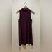 Athleta Dresses | Athleta Plum Purple Initiative Auberge Mock Neck Dress - Women’s Size Xs | Color: Purple | Size: Xs