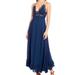 Free People Dresses | Free People 'Adella' Maxi Slip Dress In Midnight Blue, Sz S | Color: Blue | Size: S