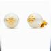 Kate Spade Jewelry | Kate Spade Pearls On Pearls Flower Gold White Stud Earrings | Color: Gold/White | Size: Os