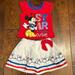 Disney Matching Sets | Disney Minnie Mouse Toddler Girl Patriotic/4th Of July Outfit | Color: Blue/Red | Size: 2tg