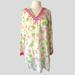 Lilly Pulitzer Dresses | Lilly Pulitzer Summer Cotton Tunic Dress Beach Cover Up Size Medium | Color: Green/Pink | Size: M
