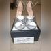 Gucci Shoes | Gucci Women Metallic Leather Sandal - Silk Argento (Brand New) | Color: Silver | Size: 7.5