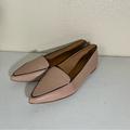 J. Crew Shoes | J Crew Women's New Edie Nude Pink Leather Pointed Toe Loafers Flats Shoes 9.5 | Color: Pink | Size: 9.5