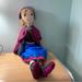 Disney Toys | Disney Store Multicolor Frozen Princess Anna Doll Plush Stuffed Soft Toy | Color: Blue | Size: Osg