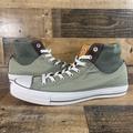 Converse Shoes | Converse Chuck Taylor All Star Hi Ma-1 Zip Sneakers Size 12 Mens 149397c | Color: Green/White | Size: 12