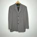 Burberry Suits & Blazers | Burberry London Kensington Men's 42l Gray Checked Silk Notch Lapel Blazer Office | Color: Gray | Size: 42l