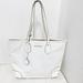 Michael Kors Bags | Michael Kors Eva Large Logo Tote Tote Bag 30s9sv0t9b Whitegray Pvcleather Women | Color: Gray/Red/White | Size: Os