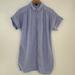 J. Crew Dresses | J Crew Relaxed-Fit Short-Sleeve Baird Mcnutt Irish Linen Shirtdress Blue Size Mp | Color: Blue | Size: Mp