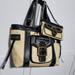 Coach Bags | Coach Legacy Straw Tote Tan Leather With Wristlet | Color: Black/Tan | Size: Os