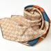Gucci Accessories | Gucci Scarf Muffler Gucci Silk Beige Brown Gg Pattern Sherry Line 218278 | Color: Brown | Size: Os