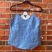 J. Crew Tops | J.Crew Womens 4 Blue Chambray Scallop Cami Top | Color: Blue | Size: 4