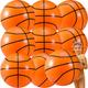 Gemscream 27 Inch Inflatable Giant Beach Balls Large Pool Balls Summer Beach Toys Beach Games Water Balls Party Favors for Boy and Girls or Adults Swimming Summer Parties Gifts (Baseball, Orange)