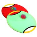 Vaguelly 6 Sets Trampoline Ball Game Kids Trampoline Bouncy Balls for Kids Trampoline Paddle Ball Catch Ball Paddle Game Flying Disc Paddle Trampoline Flying Dish Flying Dish Paddle Sports