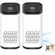 Gvqng Pet Air Purifiers, Pet Air Purifier, Household Pet Purifier, Mini Portable 360° Car Purifier Filter Purifier, Air Purifiers for Home Pee Smell, for Home Pee Smell,White,2pcs