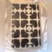 Kate Spade Accessories | Kate Spade - *Rare* Black & Natural Fabric Notebook | Color: Black/Cream | Size: 5.3" W X 8.3" H