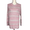 American Eagle Outfitters Sweaters | American Eagle Pink Grey Striped Jegging Fit Sweater Xs | Color: Gray/Pink | Size: Xs