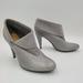 Coach Shoes | Coach Annika Bootie Gray Leather And Suede Foldover Ankle Boot Heel A3506 Sz 8b | Color: Gray | Size: 8