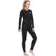 Cressi Women's Endurance Man Monopiece Wetsuit Einteiliger Damen Neoprenanzug aus 3mm Schwarz, doppelt gefüttertem Neopren zum Tauchen und Schnorcheln, XS/1