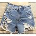 American Eagle Outfitters Shorts | Ae Denim Mom Shorts Size 4 *Never Worn* | Color: Blue/White | Size: 4