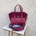 Kate Spade Bags | Kate Spade Burgundy Suede Leather Bag Daniel’s Drive Small Abigail Satchel Bag | Color: Purple/Red | Size: Os