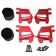 Aluminum Battery Fixing Base Mount Seat RC Parts for TRAXXAS 1/5 X-Maxx 6S 8S Monster Truck RC Car, Red