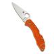 Spyderco Unisex – Erwachsene, Klappmesser, Klingenlänge: 7.62 cm, Delica Lockback Orange, Mehrfarbig, normal