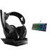 ASTRO Gaming A50 Wireless Headset + Gaming-Ladestation, 4. Generation, Dolby & SteelSeries Apex 3 TKL - RGB Gaming-Tastatur - Kompakter Tenkeyless-Formfaktor