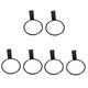 Yardwe 6 Pcs Ring Flower Basket Stand Hair Dryer Hanger Potted Plants Wall Mounted Hooks Metal Flower Pot Holder Hanging Planter Pot Holder Wall Mounted Planter Holder Plant Holder Ring M