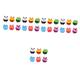 HEMOTON 30 Pcs Castanets Musical Toy Toddler Castanet Toy Rhythm Toys Baby Musical Instruments Musical Instruments Toys Wood Castanets Instruments Wooden Preschool Percussion Cartoon