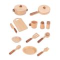 HEMOTON 1 Set Beech Kitchen Utensils Toy Kitchens for Kids Kitchen Role Play Toy for Kid Cooking Learning Toy Kids Kitchen Toy Kids Cutlery Kitchen Toys for Boys Child Puzzle Cutlery Set