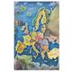 Map of Europe Jigsaw Puzzles for Adults 1000 Piece Wooden Jigsaw Puzzle Jigsaw Puzzles for Kids Challenging Game （78×53cm）