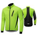 ImockA Unisex Adults Spring Autumn Cycling Jacket, Outdoor Bike MTB Biking Top, Lightweight Breathable Cycling Jersey, Moisture Wicking Bike Suits with 3 Deep Pockets(Size:M,Color:Green)