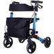 Rollator Walker, Heavy Duty Walker for Seniors with Seat and Wheels,Collapsible Medical Mobility Walking Aids, Walking Frame with Double Brake Height Adjustable Interesting