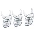 FOMIYES 3pcs Body Fat Tape Measure Body Fat Monitors Body Fat Measuring Device Tape Measure Body Digital LCD Fat Caliper Body Fat Measurement Fat Analyzer Teller Machine Wrinkle