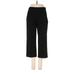 Nic + Zoe Casual Pants - High Rise Straight Leg Boyfriend: Black Bottoms - Women's Size 2