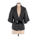 Apt. 9 Jacket: Gray Houndstooth Jackets & Outerwear - Women's Size Medium