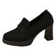 HUPAYFI Black Court Shoes Size 7 Womens Court Shoes Mid Heel Chunky Dress Sandals Ladies Ankle Strap Wedding Party Pumps Black Shoes Women Size 6,10 Year Old Women Gifts for Birthday 4 42.99