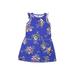 Tea Dress - A-Line: Blue Floral Skirts & Dresses - Kids Girl's Size 7