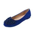 HUPAYFI Ladies Sandals Size 7 Women's Ballet Flat Slip On Knit Dress Shoes Pumps Shoes Round Toe Dance Shoes for Women,Funny Valentines Gift 6.5 41.99 Blue