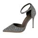 HUPAYFI High Heels for Women Size 11 Womens Mid Block Heels Ladies Low Court Shoes Party Wedding Shoes Round Toe Pumps Mary Jane Shoes for Women Flat,Gifts for Husband Valentines Day 6 46.99 Grey
